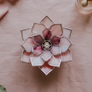 Stained Glass Wedding Ring Box Alternative • Unique Ring Holder • Gen Z Engagement Gift