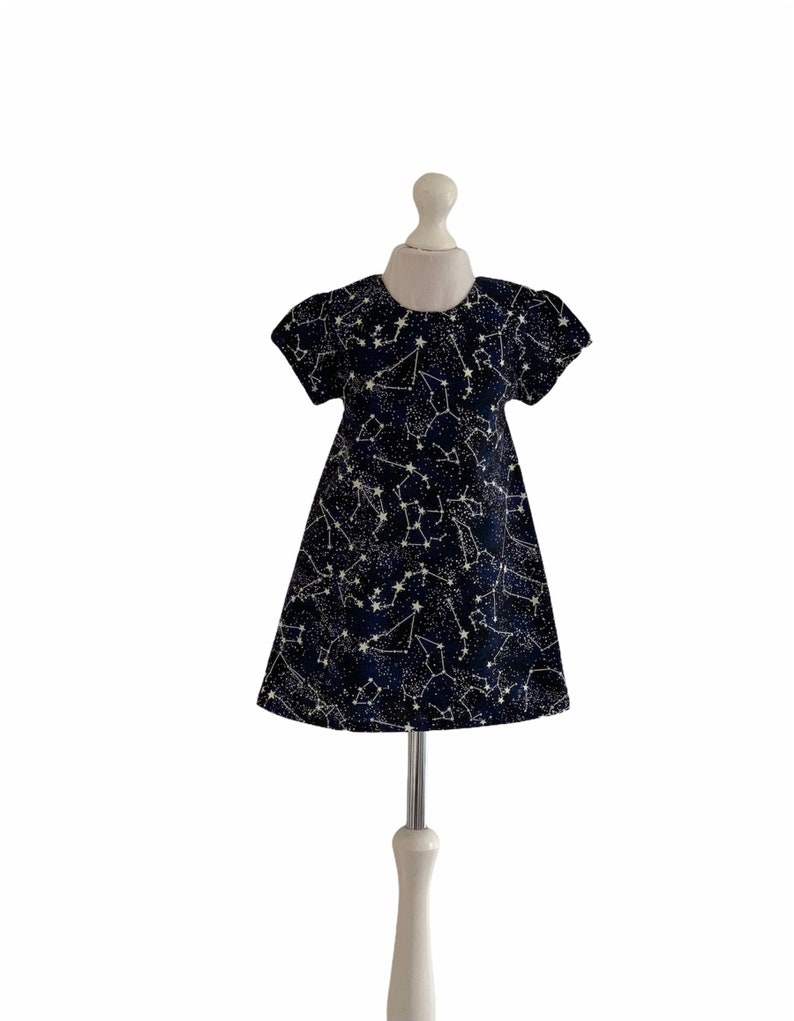 Glow in the Dark Constellation Shift Dress image 1