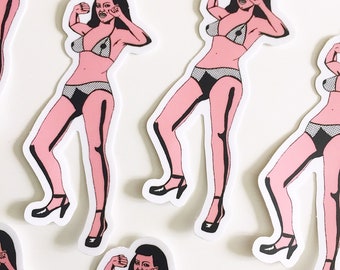 Burlesque sticker