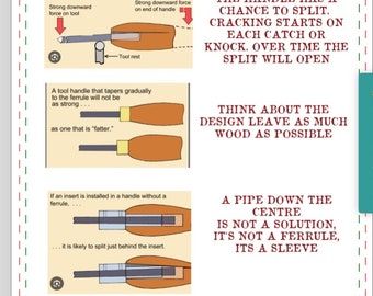 multiple tool handle (woodturning tool handle)