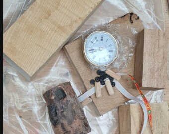 woodturning blanks clown clock