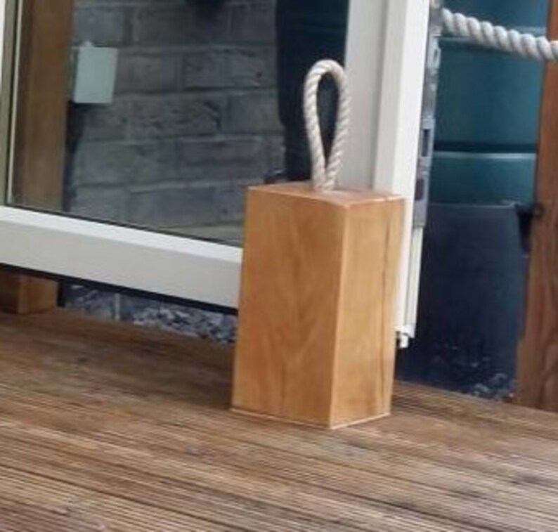 Door Stop Farmhouse Conservatory Chunky English Oak Lounge Etsy