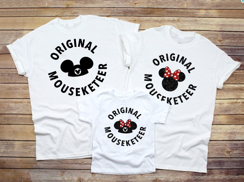 Original Mouseketeer Family Shirts 