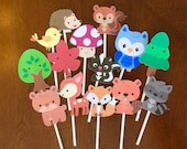 Woodland Animal Cupcake Topper