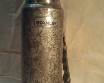 Thermos Bottle Stanley Aladdin, 32 Ounces A-944DH, 950 ml, Patina, Coffee, Cocoa, Hot or Cold, Coffee Break, Working Woman's or Mans Thermos