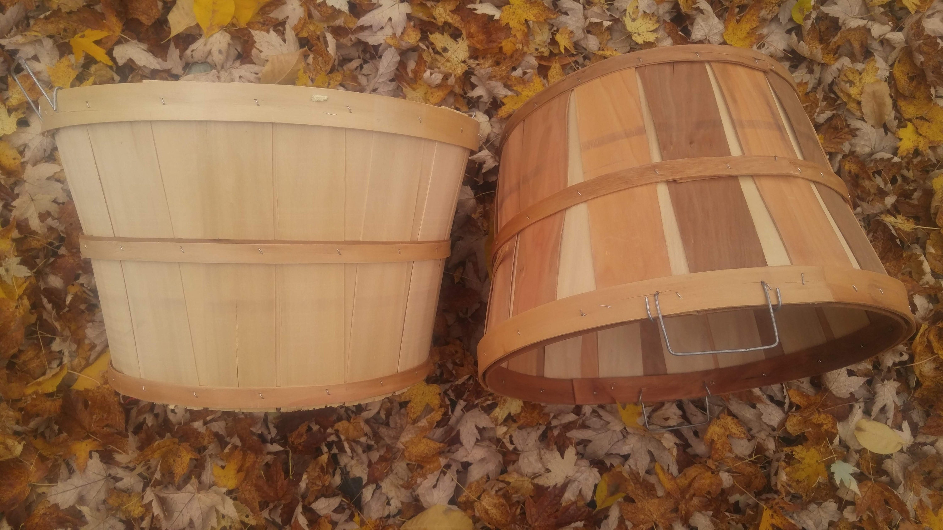 Farmer's Bushel Basket Wood Fruit Basket Farmer Market Etsy Canada