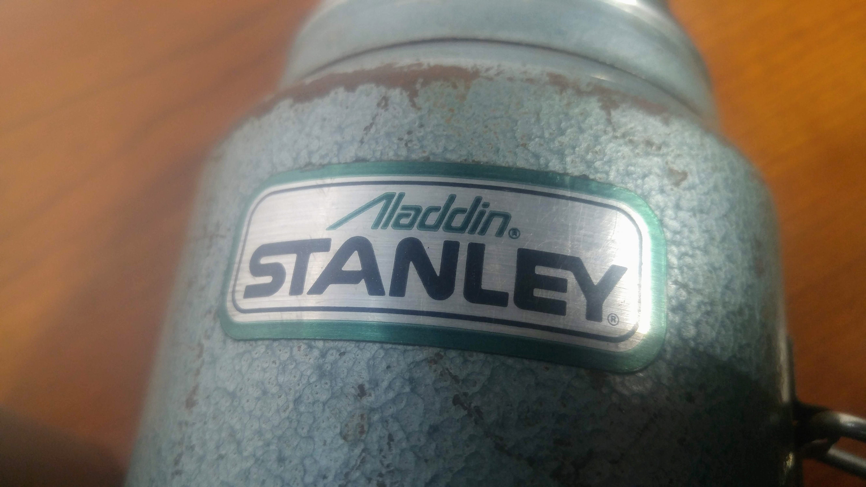Aladdin Stanley Vintage Green Thermos No A-944DH 1 Qt 13 Tall Coffee Hot  Cold