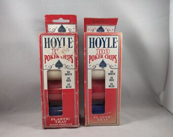 Hoyle Revolving Poker Chip Rack  1984 with Box  Poker Night