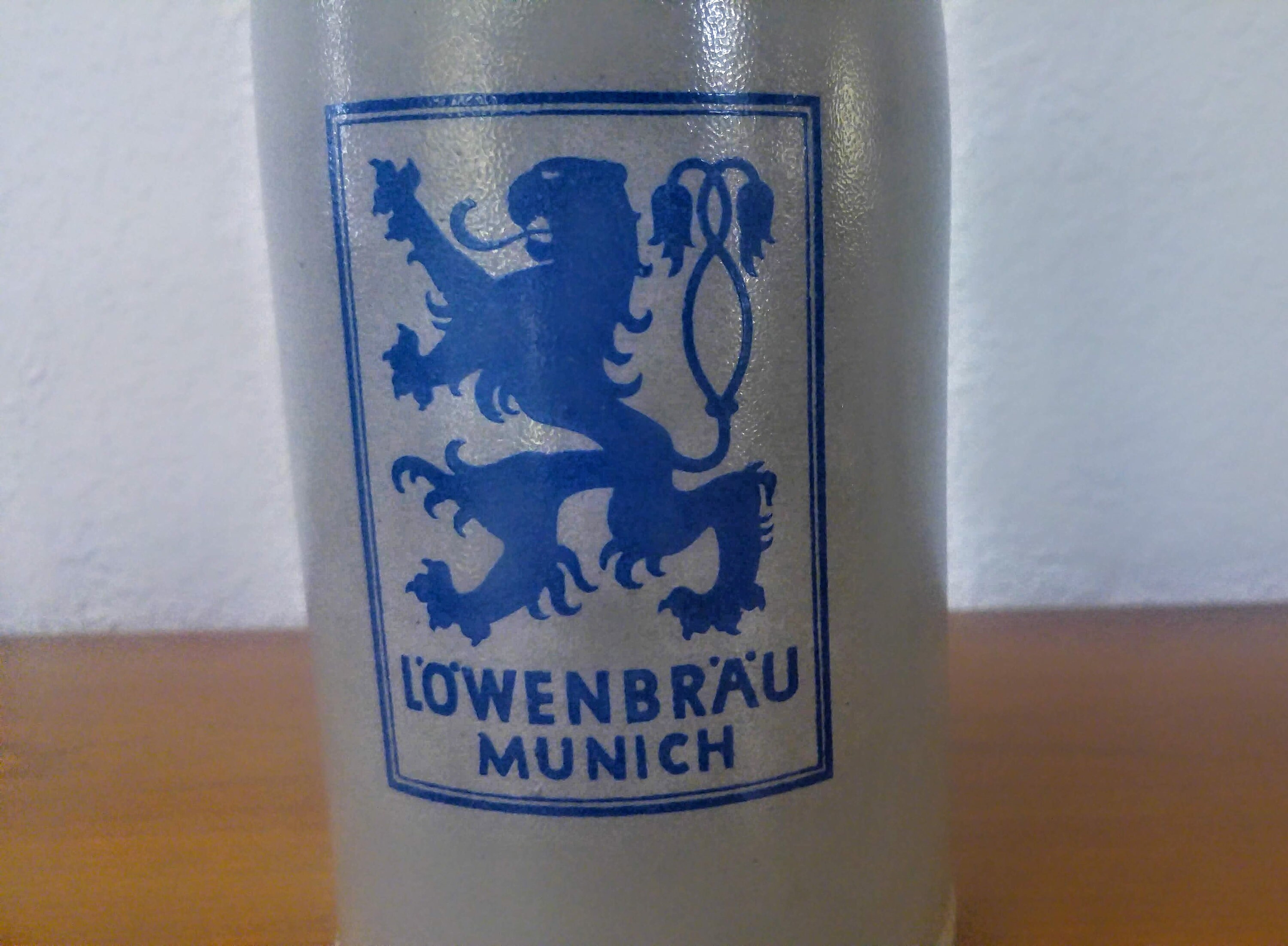 Lowenbrau Beer Stein 1 Liter Stoneware Munich Gray with Etsy