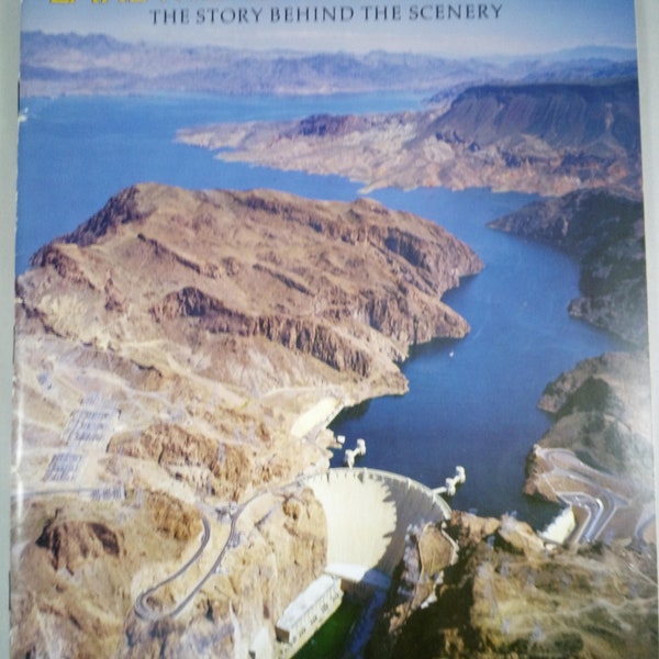 Lake Mead Hover Dam, The Story Behind the Scenery, 1987, Book Paper Back, 9x12, 48 Pages, ISBN 0-916122-61-1, Colorado River, Souvenir