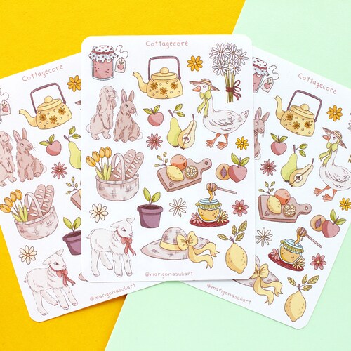 Lemon Witch Sticker Sheet Bullet Journal Stickers Scrapbook | Etsy