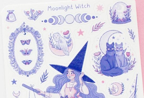 Witch Sticker Sheet, Planner Stickers, Witchy Stickers, Bullet Journal  Stickers, Deco Stickers, Scrapbook Stickers, Halloween Stickers -   Israel