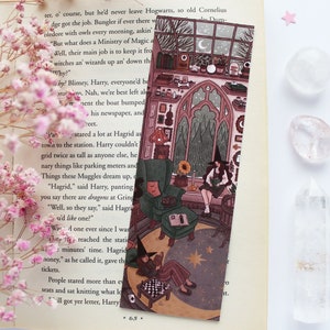 Dark Academia Witches Bookmark  | Reading, Winter Bookmark, Witchy Bookmark, Magical Bookmark, Winter, Magical, Spooky, Gift