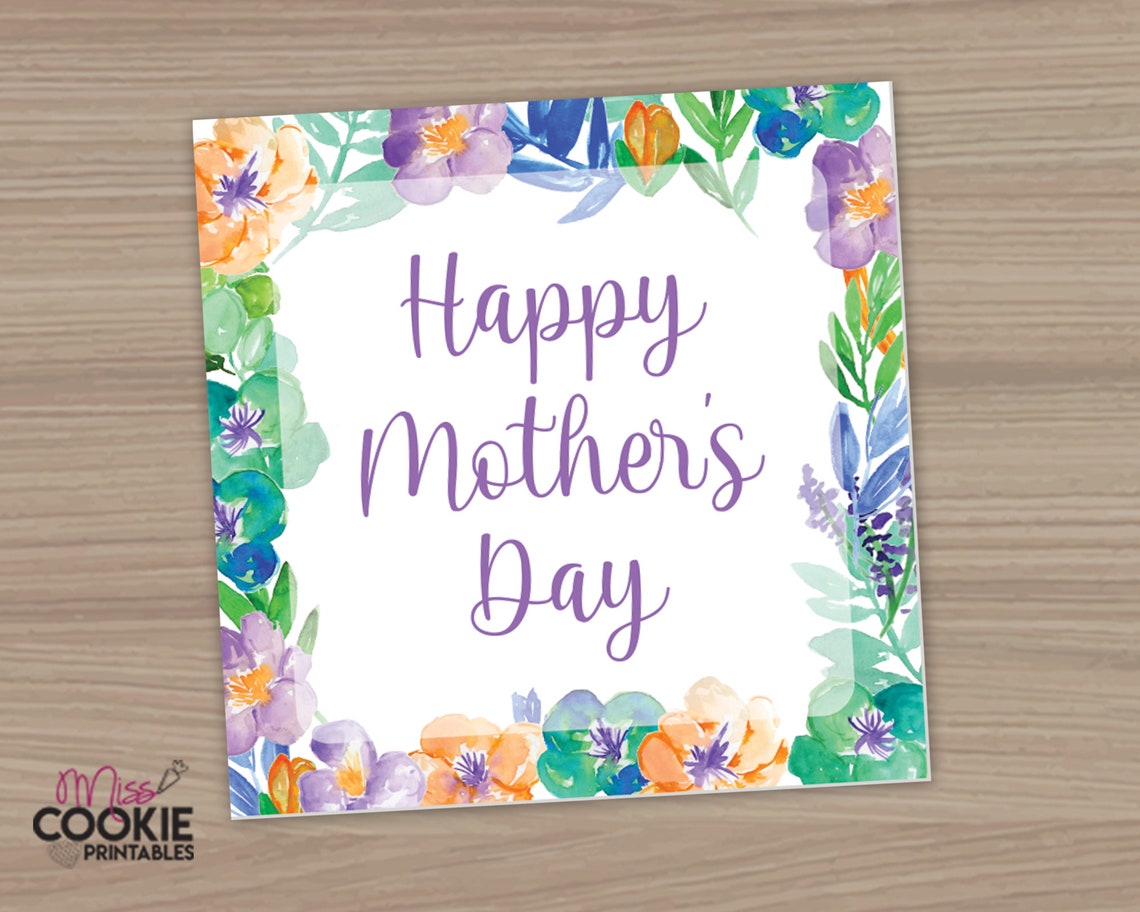 Printable Mother's Day happy Mother's Day - Etsy