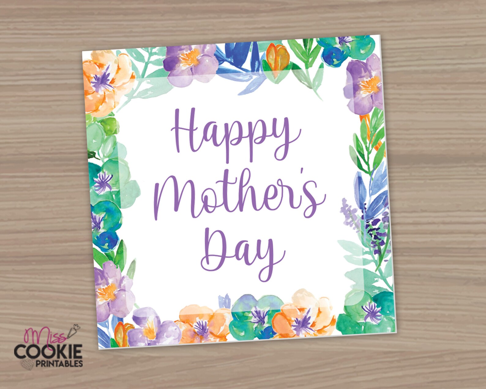 Printable Mother's Day happy Mother's Day - Etsy