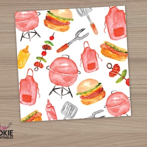 Father&#39;s Day Grilling Cookie Box Backer, Grilling Cookie Card Backers, Fathers Day Box Backer, Cookie Packaging, Grilling Cookie Box Backer
