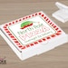 2'/3'/4' & 8' North Pole PIZZA Overnight Elf Delivery Christmas Cookie Square Tag, Christmas Pizza Cookie Tag, Christmas Pizza Box Label