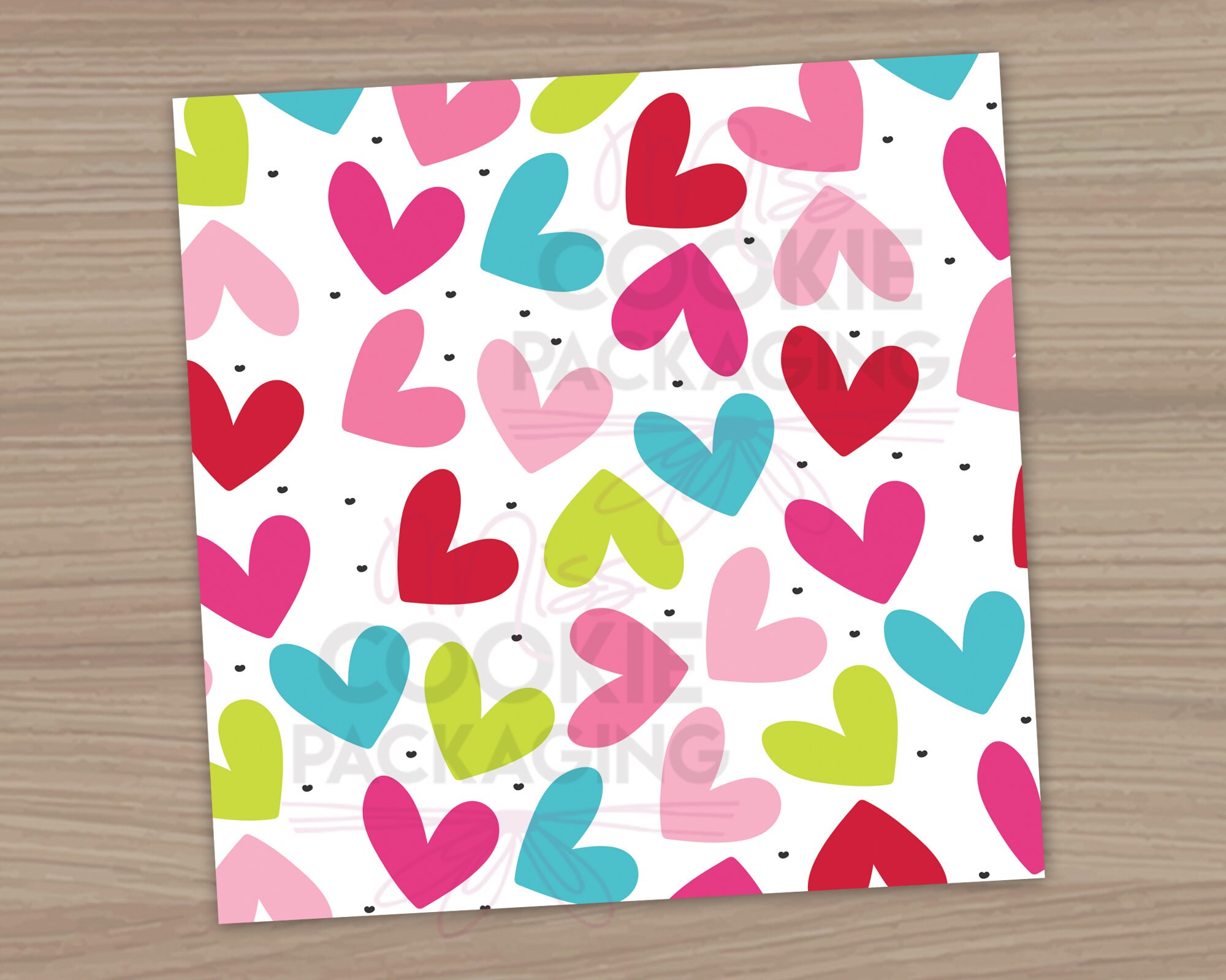 24 PC 4x5 Sticker by Number Valentine's Day Cards