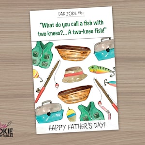 Tarjeta de galleta de pesca #14 de broma de papá de 4" x 6", tarjeta de galleta de broma de pesca del día del padre feliz, patrocinador de regalo del día del padre, embalaje del día del padre