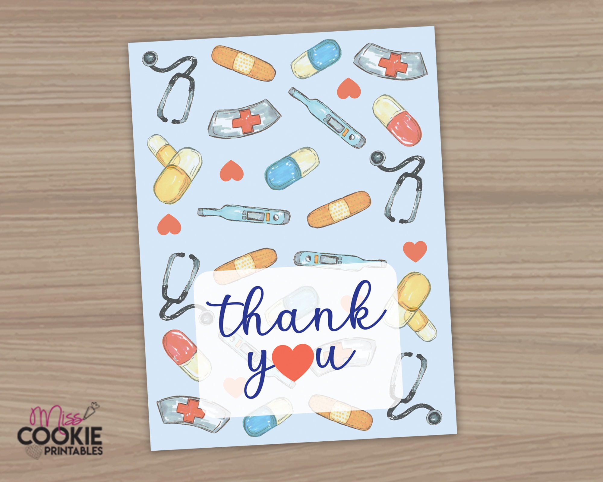 Printable 3 Topper thank You Cookie TOPPER - Etsy