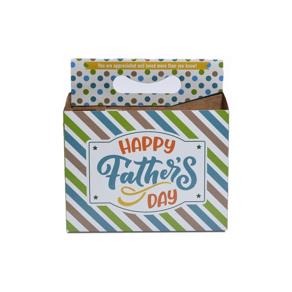 Father's Day Caddy, Father's Day Beer Caddy, Father's Day Cookie Caddy, Cookie Packaging, Fathers Day Gift Packaging, Beer Carrier Packaging