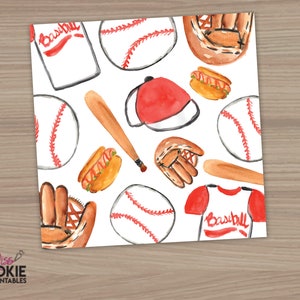 Baseball Father&#39;s Day Cookie Box Backer, Card Backers, Cookie Box Backer, Fathers Day Baseball Box Backer, Cookie Packaging, Cookie Backer