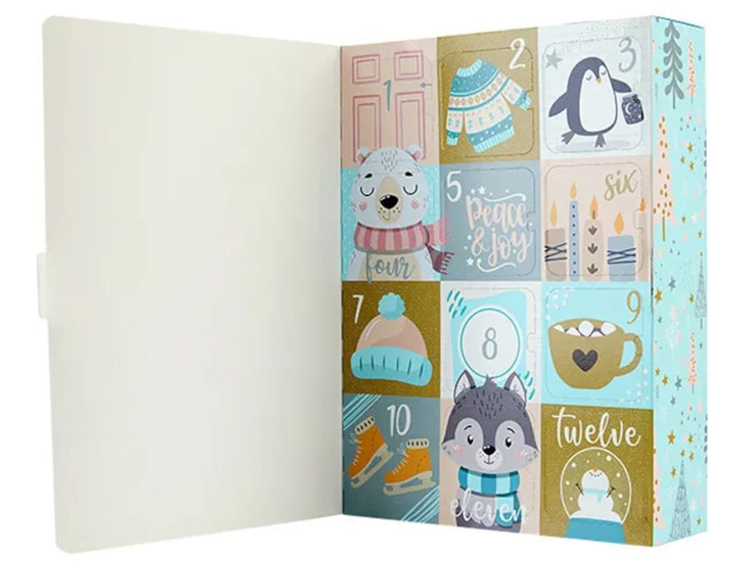Single Calendar Fill Yourself Empty Advent Calendar Packaging 12 Days
