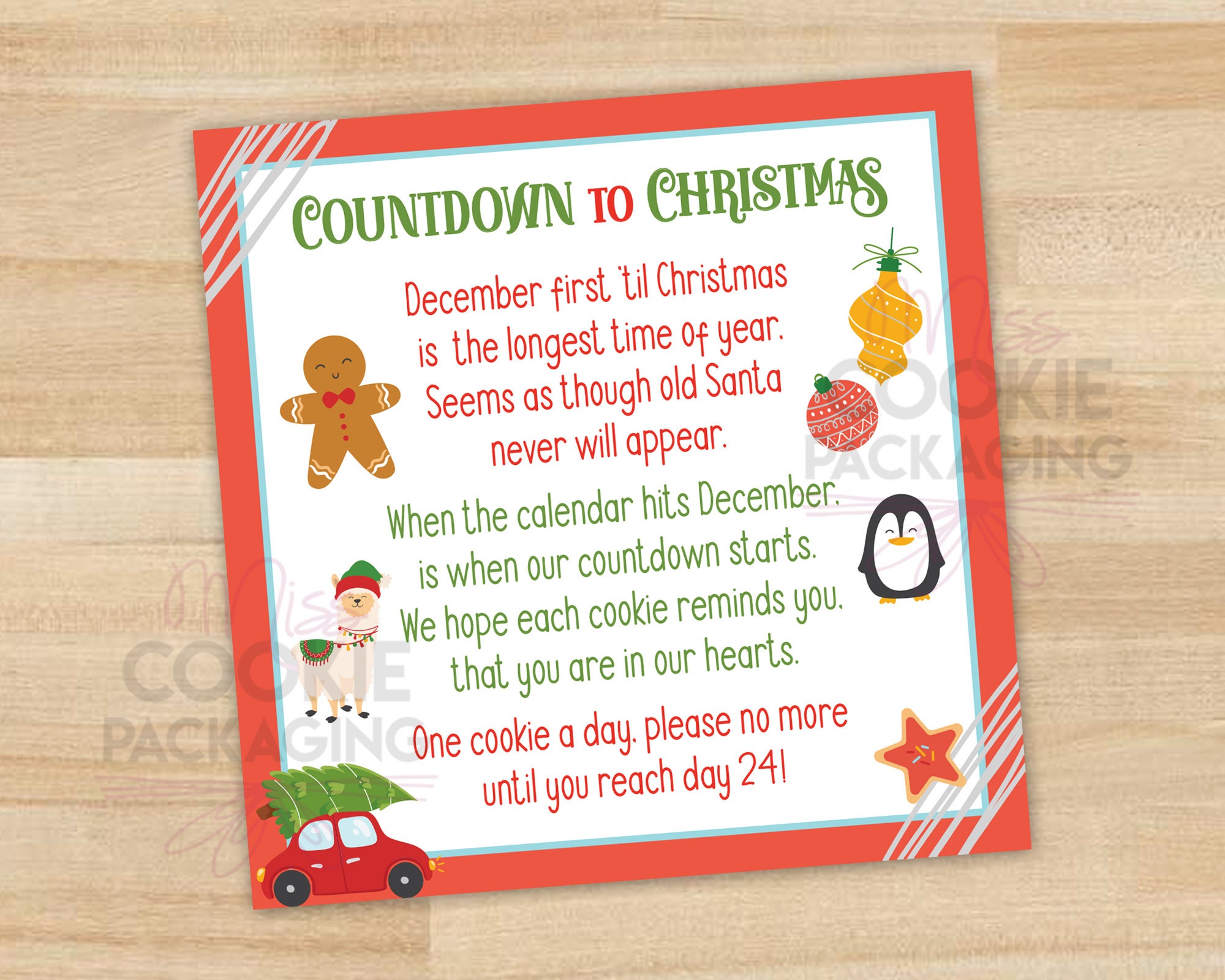 Advent Cards 🕯️Countdown To Christmas