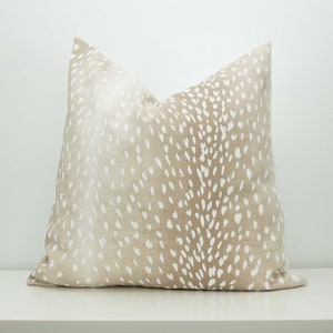 deer print pillow