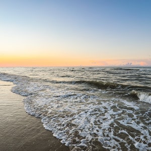 North Topsail Beach, Topsail Island NC Sunrise - Print, Canvas Gallery Wrapped Print