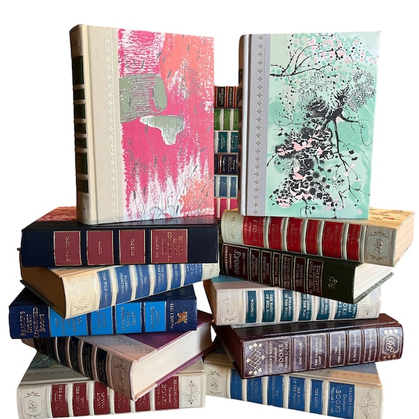 Vintage Readers Digest Book, Decorator Books, Books For Crafts, Antique Books, Pick Your Color,