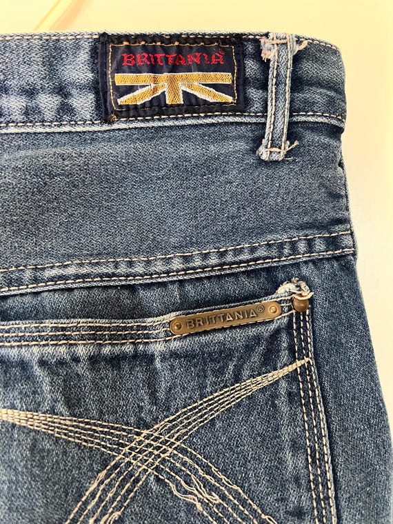 Vintage 1970s Britannia Jeans, Women's Size 11, Retro Denim View 2