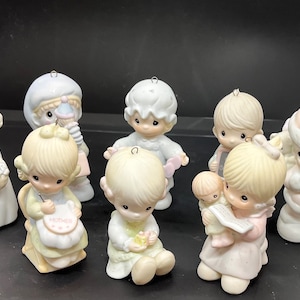 Precious Moments Figurines Christmas Ornaments, Good Condition, No Boxes, Christmas Presents, Tree Ornaments, Precious Moment, Collectables