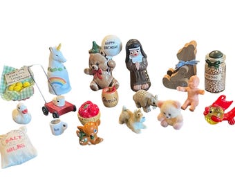 Vintage  Miniature Trinkets, Dollhouse Minis, Knick-Knacks (B)