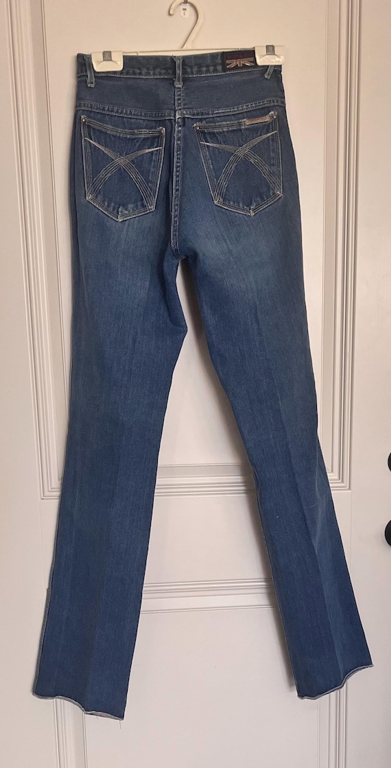 Vintage 1970s Britannia Jeans, Women's Size 11, Retro Denim View 4