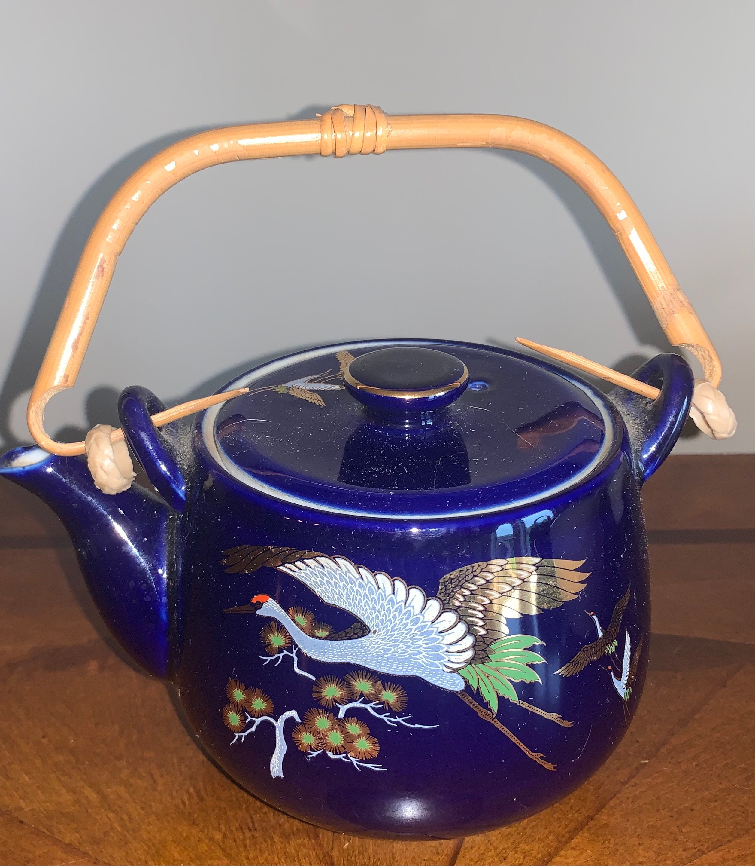 Teapot With Bamboo Handle Japanese Style Bamboo Teapots Etsy
