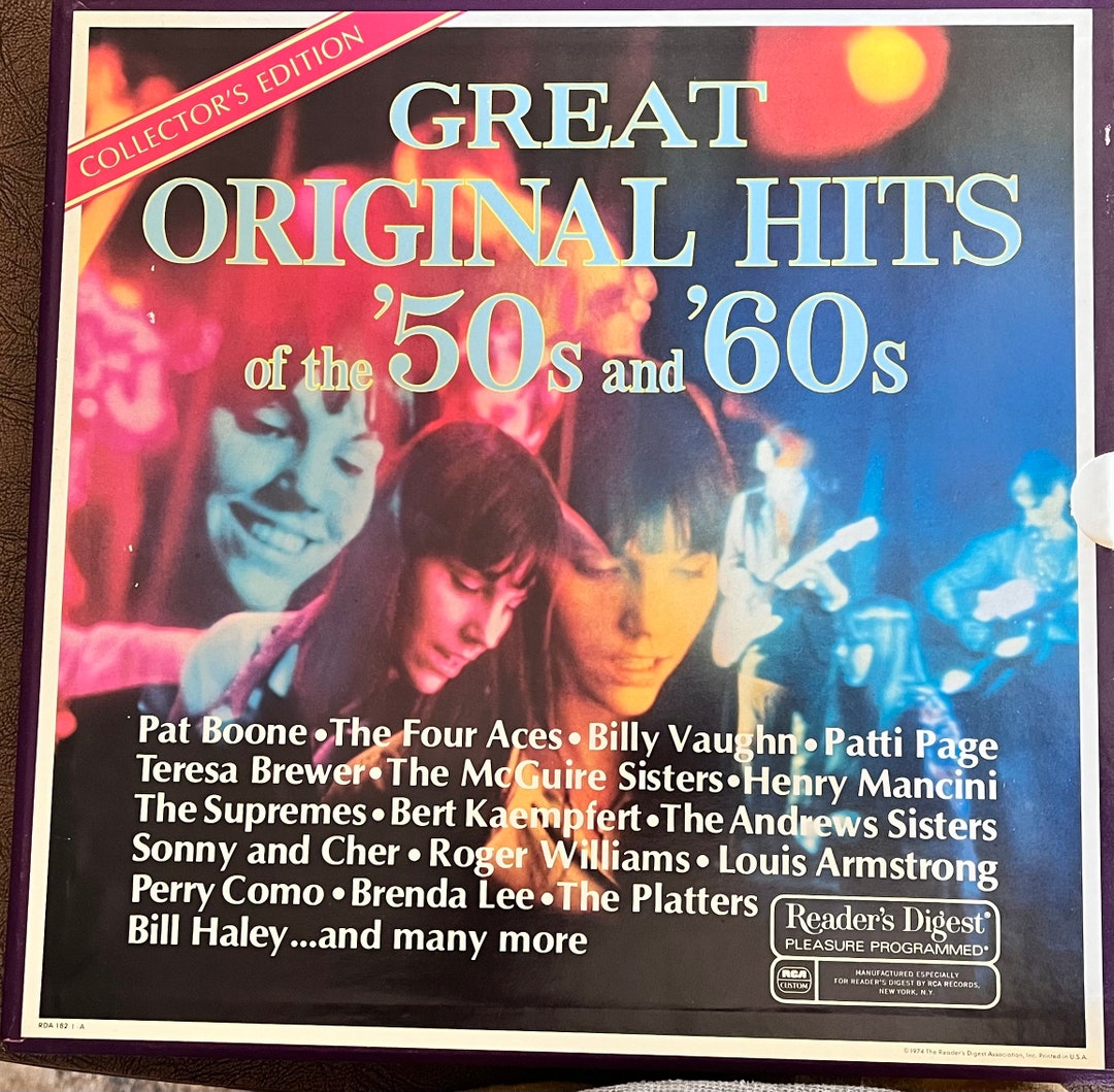 Vintage Reader's Digest Vinyl Record Set: 50's & 60's Hits - Etsy