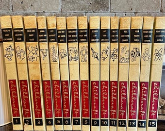 Vintage Childcraft Encyclopedia Set: 1954 How and Why Library - Etsy