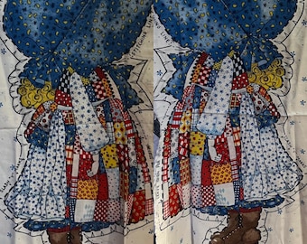 Vintage 1970's Cartoon Character Panels For Pillow Dolls, 15 To Choose From, Cut N Sew