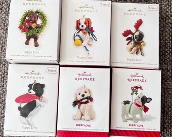 Hallmark Keepsake Christmas Ornament: Puppy Love Series