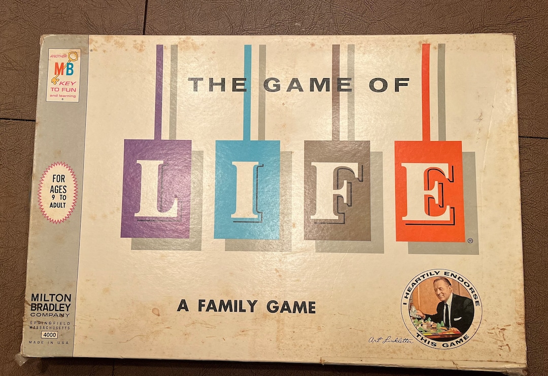 Vintage the Game of Life 1960 Art Linkletter Version Etsy