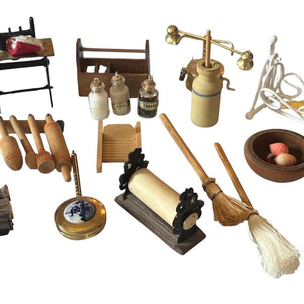 Vintage Miniatures For Dollhouses, Trinkets,  Knick-Knacks (K)
