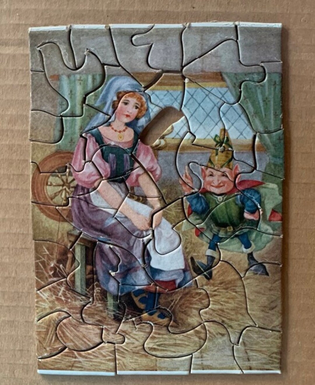 Rare Vintage Unique Rumpelstiltskin Jigsaw Puzzle Pig Duck Etsy