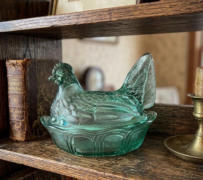 Green Fenton Glass - Etsy