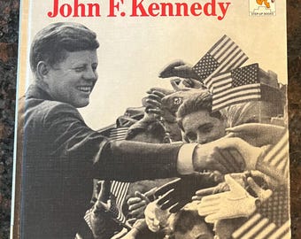 Vintage 1695 Meet John F. Kennedy, By Nancy Bean White, Step Up Book Series By Random House