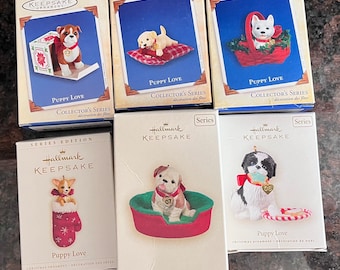 Hallmark Keepsake Puppy Love Christmas Ornaments: Dog Breeds