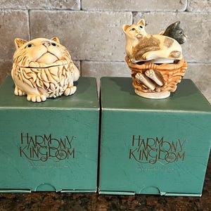 Harmony Kingdom Cat Figurines - Etsy