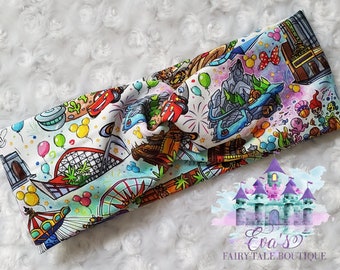 Adventure Land Park Rides Twistband Headband