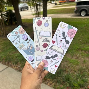Romantasy Reader Bookmark | In My Romantasy Era | Fantasy | Romance | Romantasy Doodles | Bookish Gift | Cute Bookmark