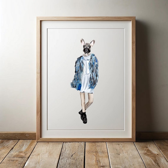 Frenchie in feathers